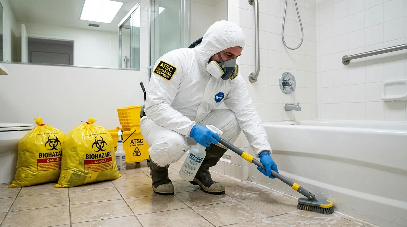 Decontamination equipment deployed for Blood Cleanup in East Orange